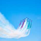 4) l�attesissima esibizione della Pattuglia acrobatica nazionale delle �Frecce Tricolori� foto 13